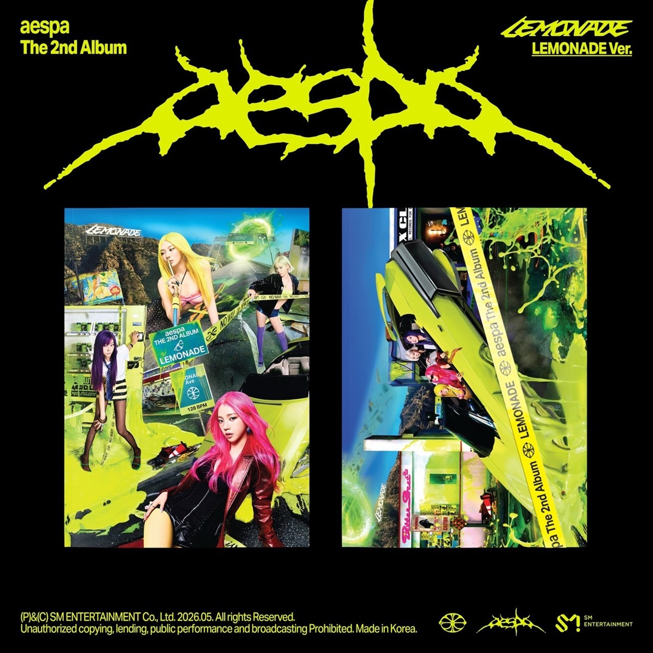aespa - The 2nd Album 'LEMONADE' - CD (LEMONADE Ver.)