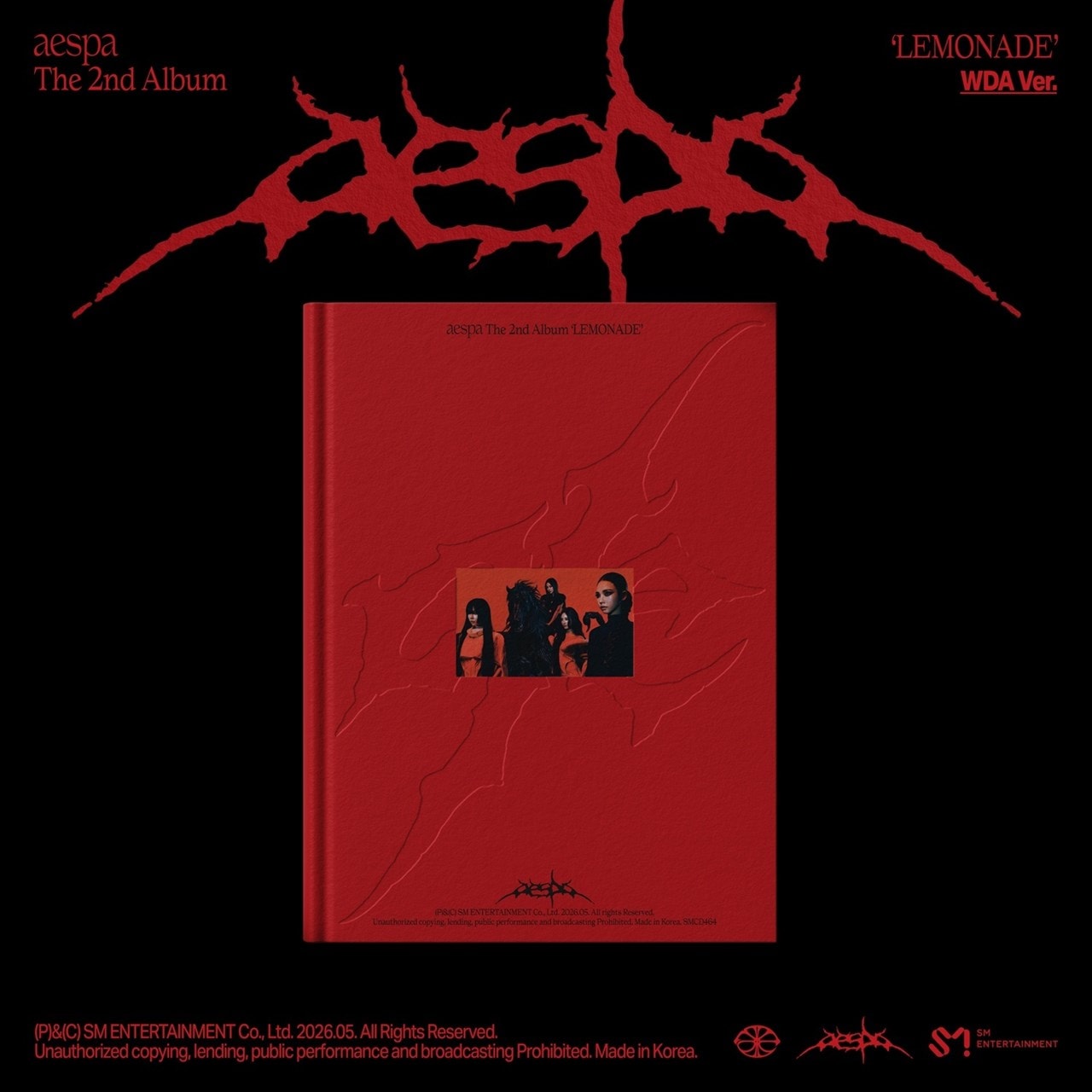 aespa - The 2nd Album 'LEMONADE' - CD (WDA Ver.)