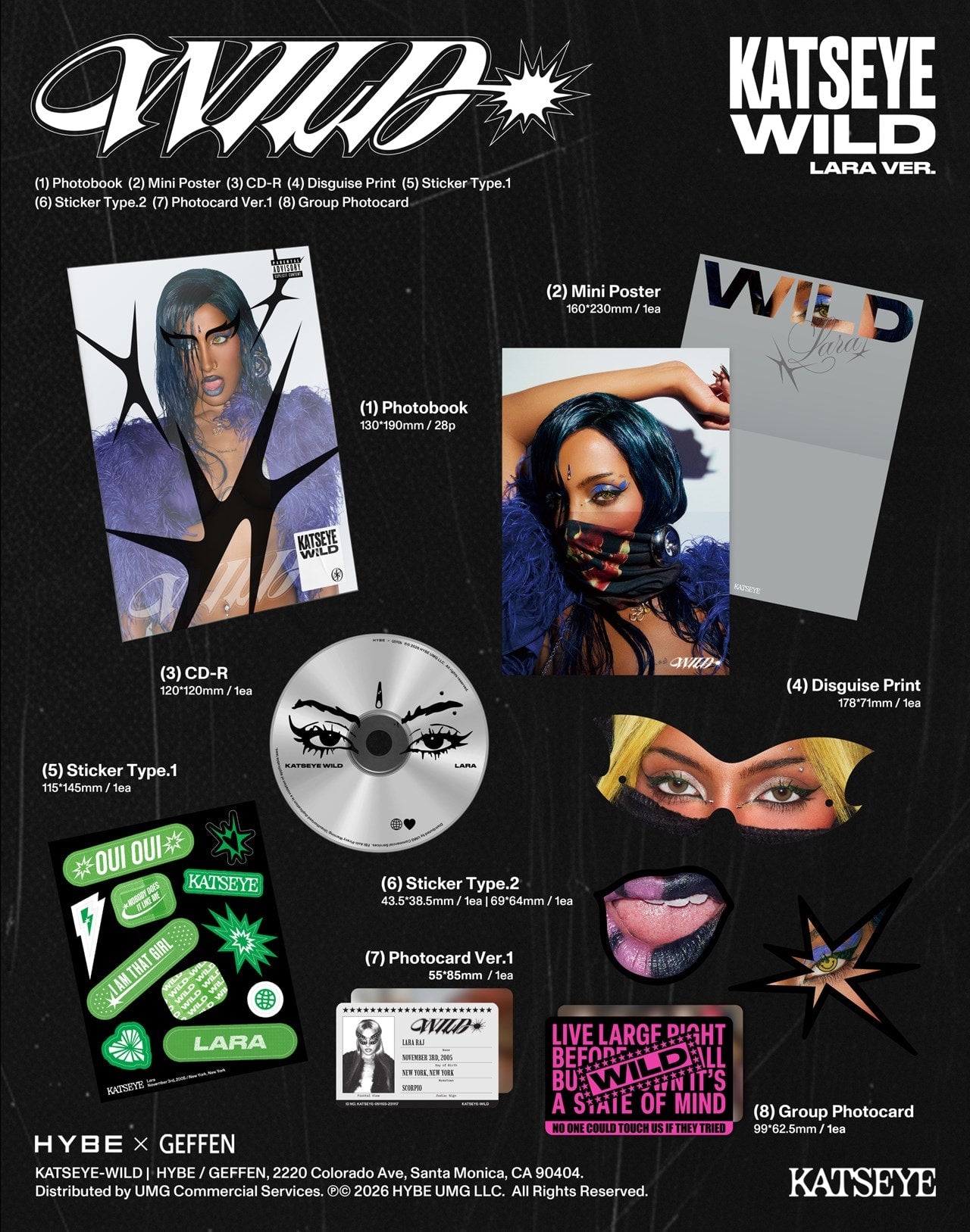 Katseye - Wild - CD (Lara Ver.)