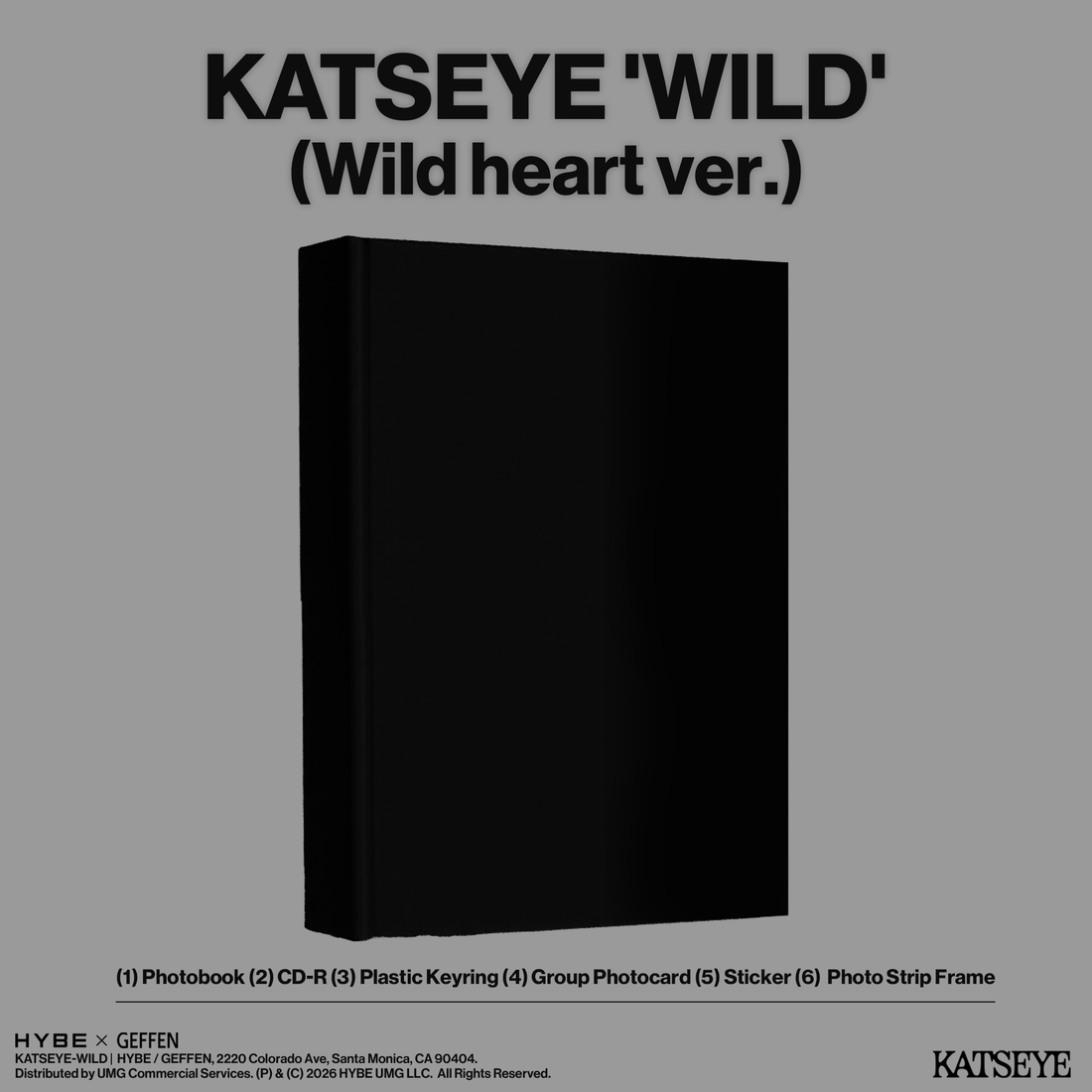 Katseye - Wild - CD (Wild Heart Ver.)