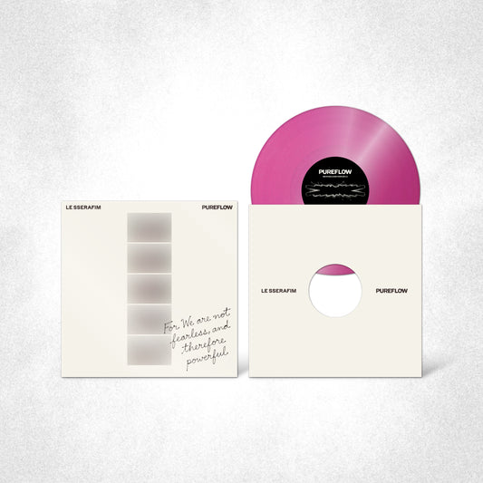 LE SSERAFIM - 2nd Studio Album 'PUREFLOW' Pt.1 - Hot Pink Glitter 1LP