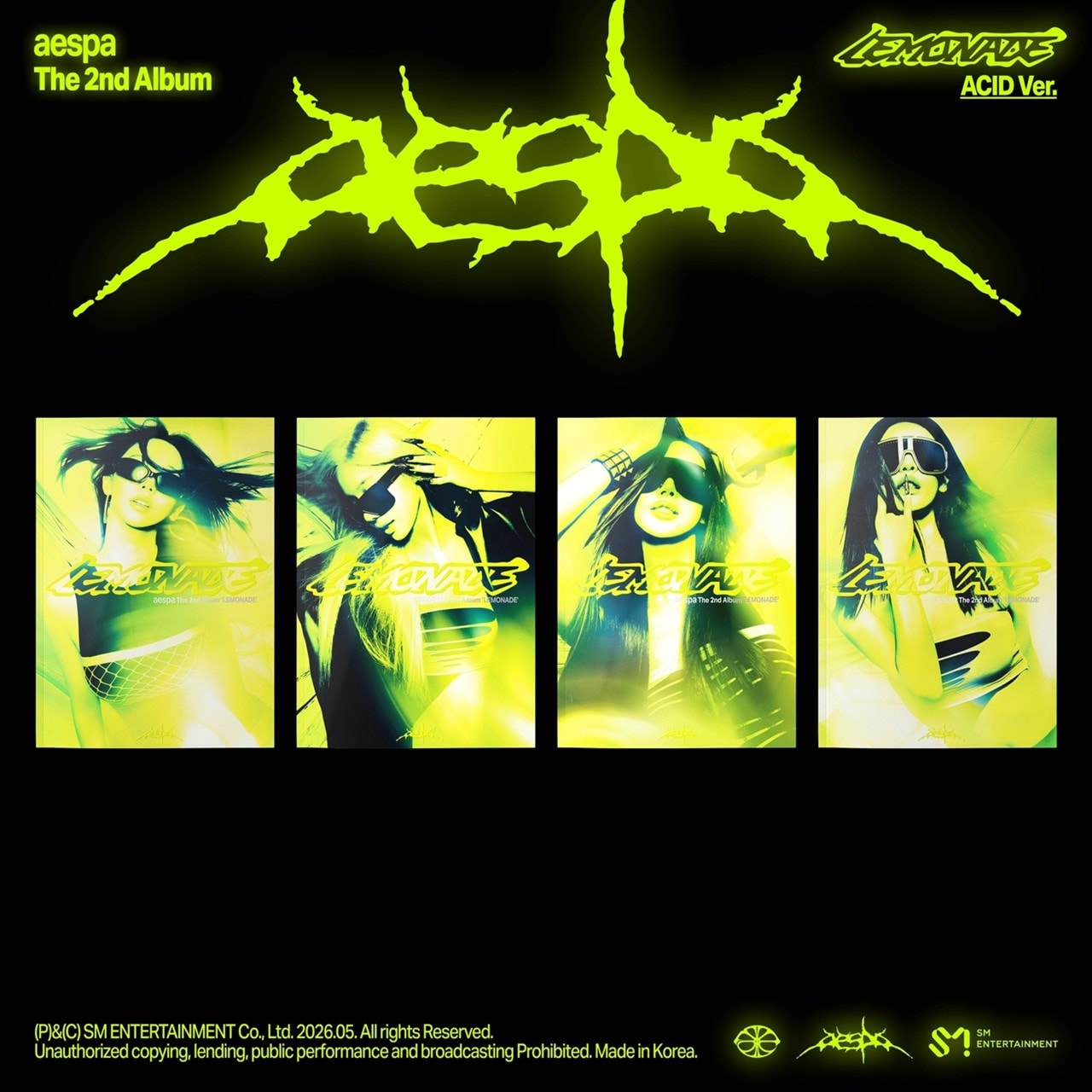 aespa - The 2nd Album 'LEMONADE' - CD (ACID Ver.)