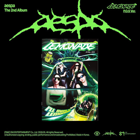 aespa - The 2nd Album 'LEMONADE' - CD (P.O.S. Ver.)